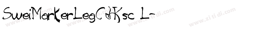 SweiMarkerLegCJKsc L字体转换